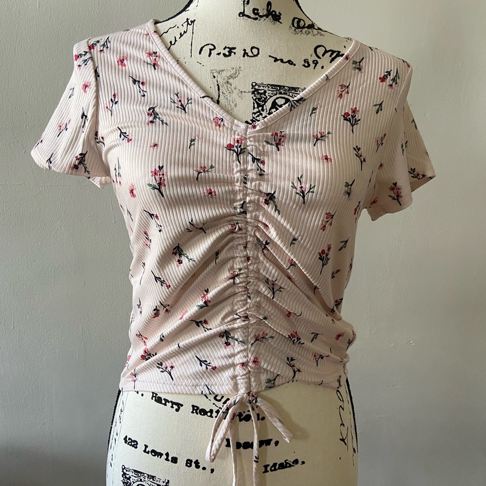 Floral Half Sleeve Top